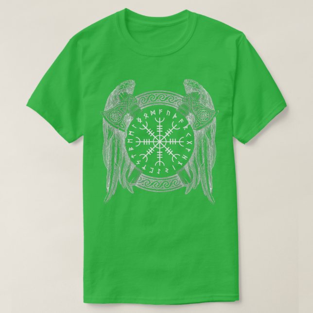 Camiseta Viking Helm Valhalla Valkyrie Viking (Frente do Design)
