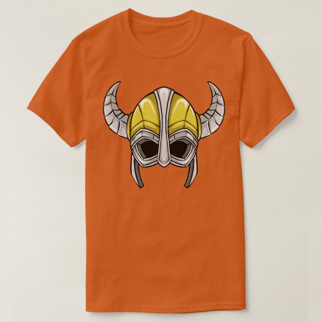 Camiseta Viking Helmet Vikings Norse Mythology (Frente do Design)
