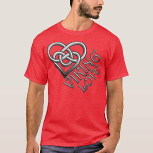Camiseta Viking Love Celtic knot heart