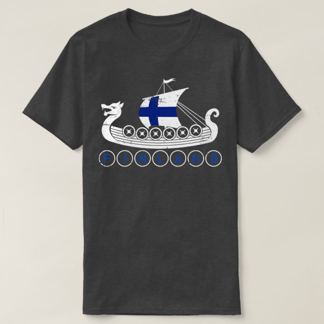 Camiseta Viking na Finlândia (Frente do Design)