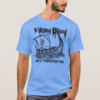 Camiseta Viking Navio Viking Viking Sangue