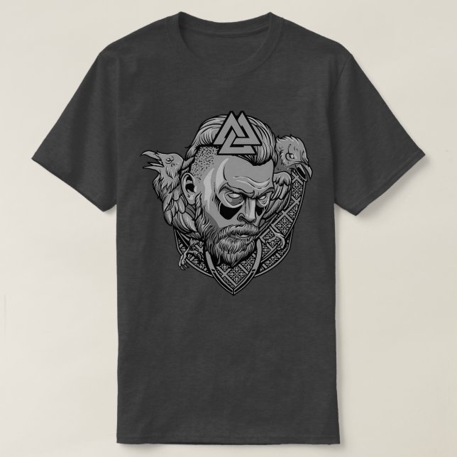 Camiseta Viking Nordic Warrior Valhalla 11 (Frente do Design)