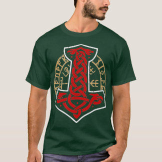 Camiseta Viking Norway Norueguês Escandinávia Mjolnir Hamme