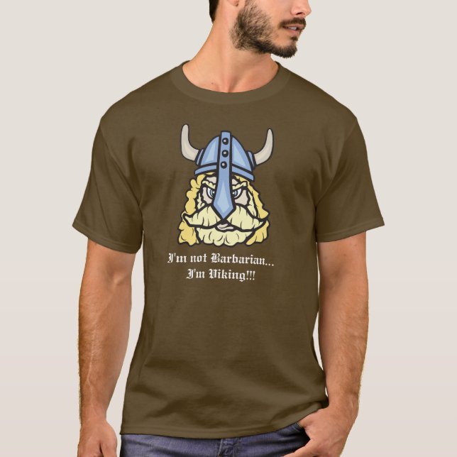 Camiseta Viking!  Obscuridade do texto! (Frente)