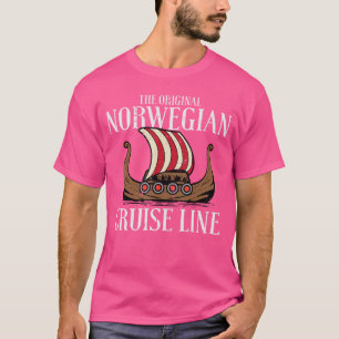 Camiseta Viking Original Linha de Cruzeiro Norueguesa Diver