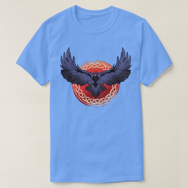 Camiseta Viking Raven (Frente do Design)