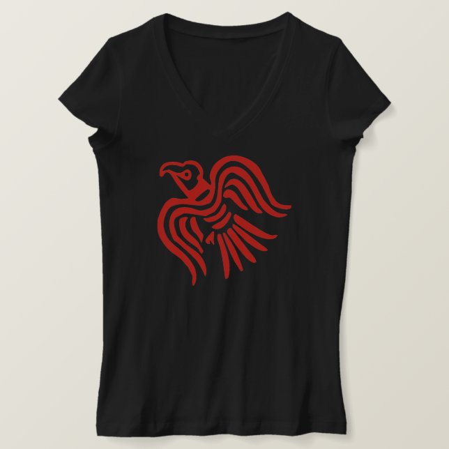 Camiseta Viking Raven (Frente do Design)