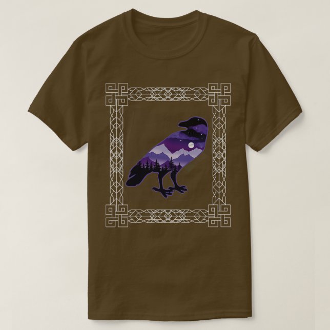 Camiseta Viking Raven 1 (Frente do Design)