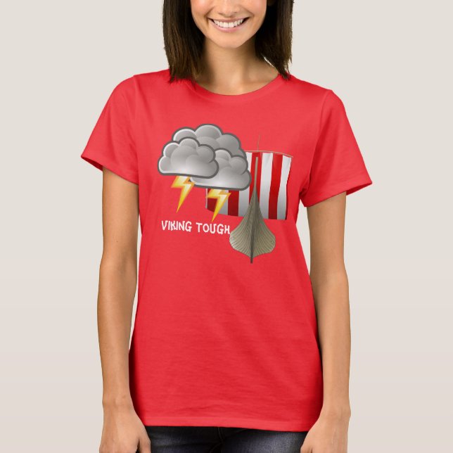 Camiseta Viking resistente (Frente)