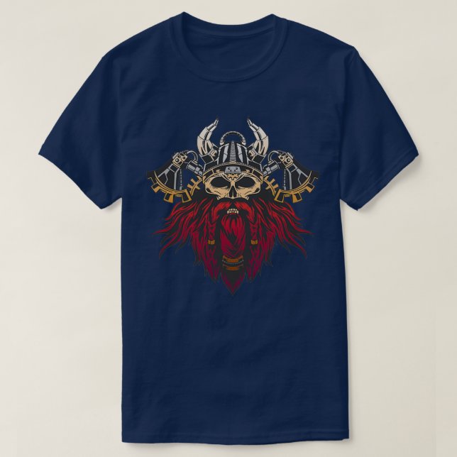 Camiseta Viking Robot (Frente do Design)