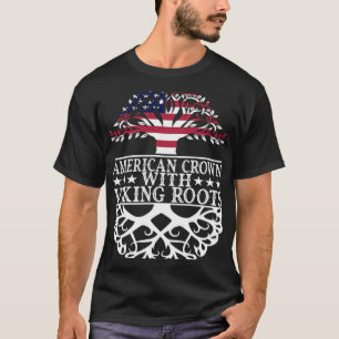 Camiseta VIKING ROOTS AMERICAN CROWN VIking Style