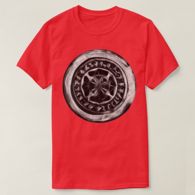 Camiseta Viking Runes Pendant Design (Frente do Design)