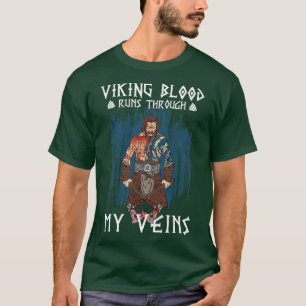 Camiseta Viking Sangue Corre Por 7