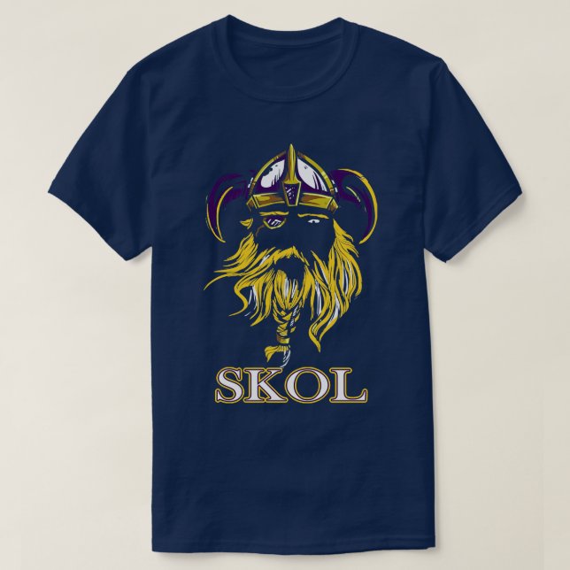 Camiseta Viking Skol (Frente do Design)
