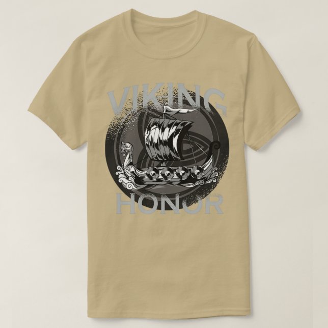 Camiseta Viking Vikings Honra Design 2 (Frente do Design)
