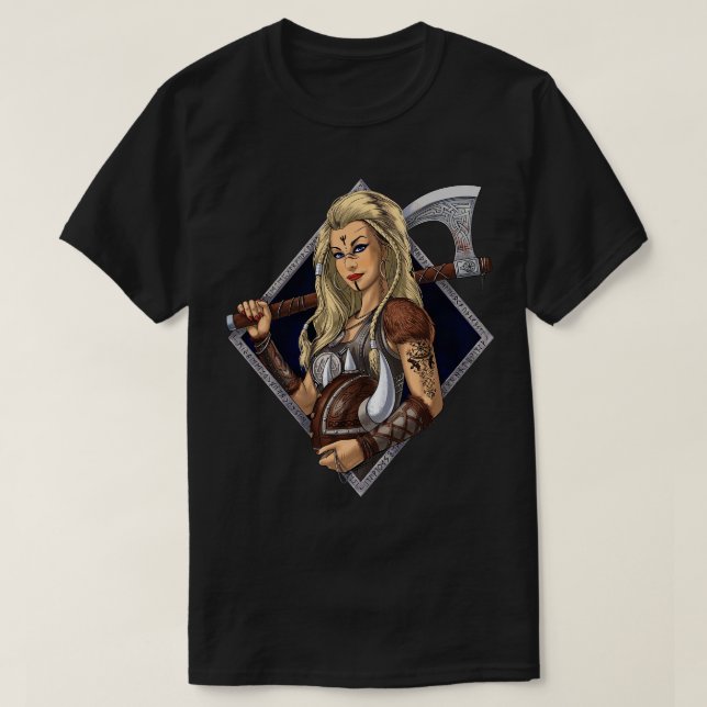 Camiseta Viking Warrior (Frente do Design)