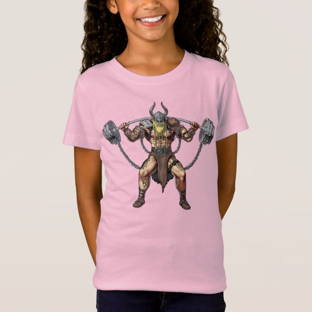 Camiseta Viking Warrior Malhação Levantando (Frente)