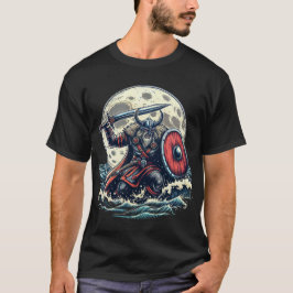 Camiseta Viking Warrior no Mar
