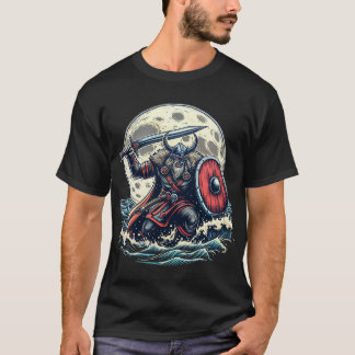 Camiseta Viking Warrior no Mar