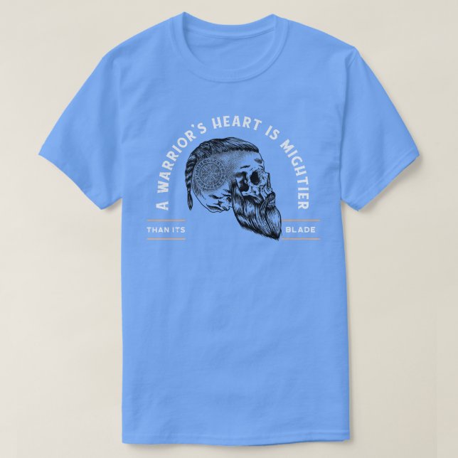 Camiseta Viking Warrior Odin Norse God Premium (Frente do Design)