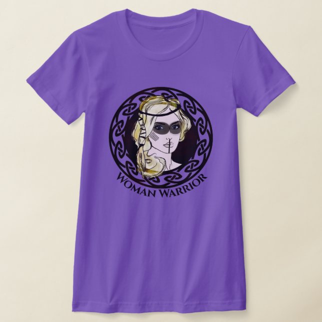 Camiseta Viking Warrior Woman T-Shirt (Postura )