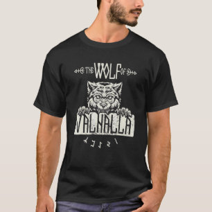 Camiseta Viking Wolf Valhalla Men Para Viking Fans 2