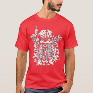 Camiseta Viking World nosso Deus Nórdico Odin Nórdico Mascu