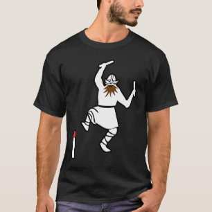 Camiseta Viking xadrez Viking atacou o rei de Kubb em