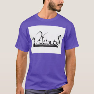 Camiseta Vikings calligraphy