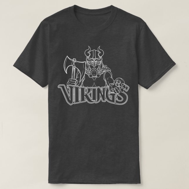 Camiseta vikings clássico (Frente do Design)