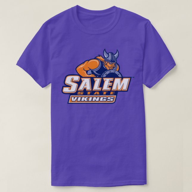 Camiseta Vikings do Estado de Salem 2 (Frente do Design)