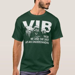 Camiseta Vikings em preto nós e a neve