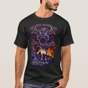 Camiseta Vikings Fans Uma Vez Antes Que Eu Morra Na Cena Fi