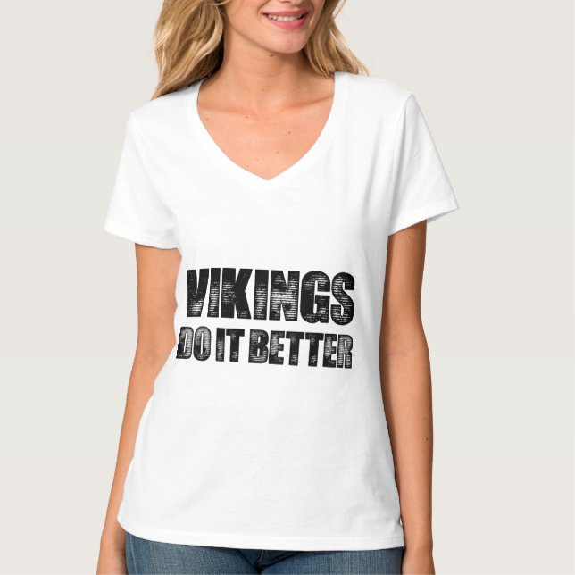 Camiseta Vikings fazem melhor (Frente)