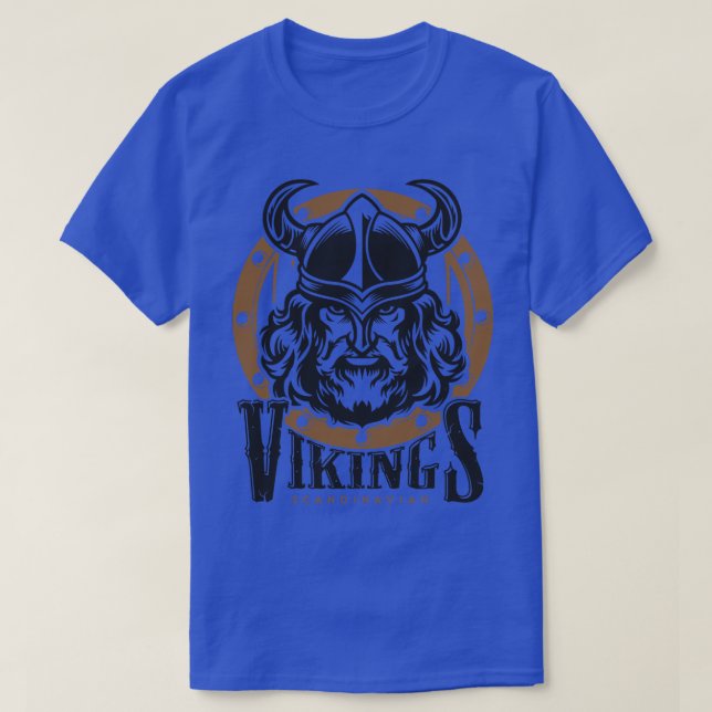 Camiseta Vikings Skandinavian 5 (Frente do Design)