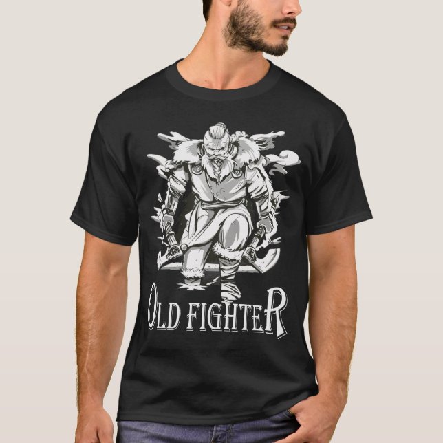 Camiseta Vikings Warrior Forte e Imenso T-Shirt Clássico (Frente)