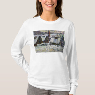 Camiseta Vila bretão sob a neve, 1894