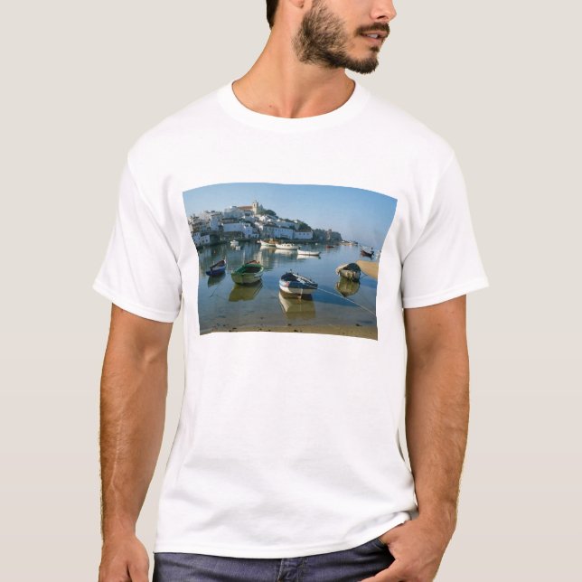 Camiseta Vila de Pesca de Ferragudo, Algarve, Portugal (Frente)