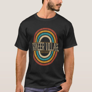 Camiseta Vila de Pioneiros Vintage Retro Kentucky KY Lembra