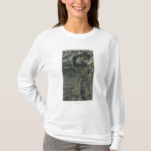 Camiseta Vila e casa invertidas da opinião das fadas