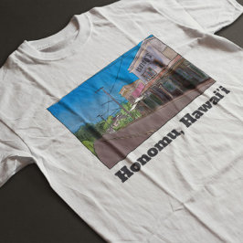Camiseta Vila Histórica de Plantação Havaiana Honomu Nostál