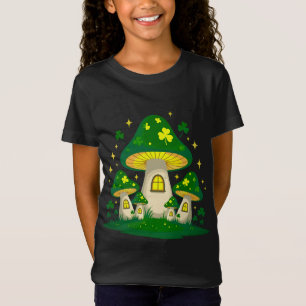 Camiseta Vila Mágica de Cogumelos com Luzes