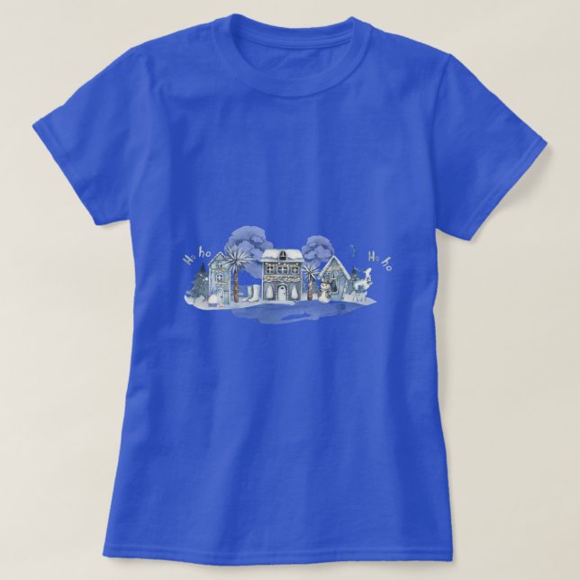 Camiseta Vila Maravilha de Inverno (Frente do Design)