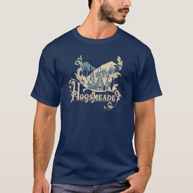 Camiseta Vila Vintage HOGSMEADE™ Gráfica (Frente)