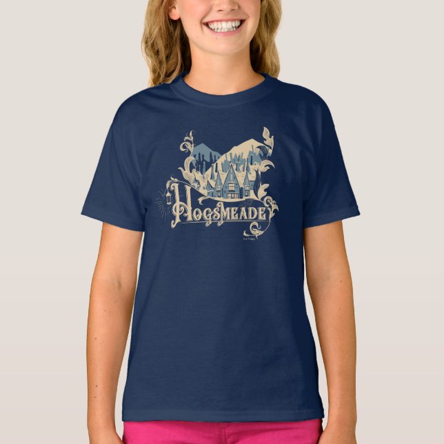 Camiseta Vila Vintage HOGSMEADE™ Gráfica (Frente)