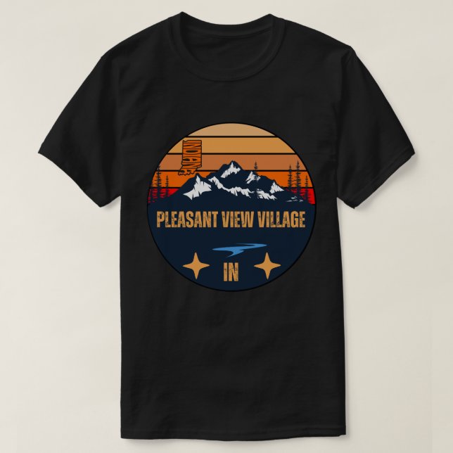 Camiseta Vila Vista Alegre, Indiana (Frente do Design)