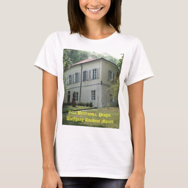 Camiseta Villa Bertramka-Mozart-Praga (Frente)