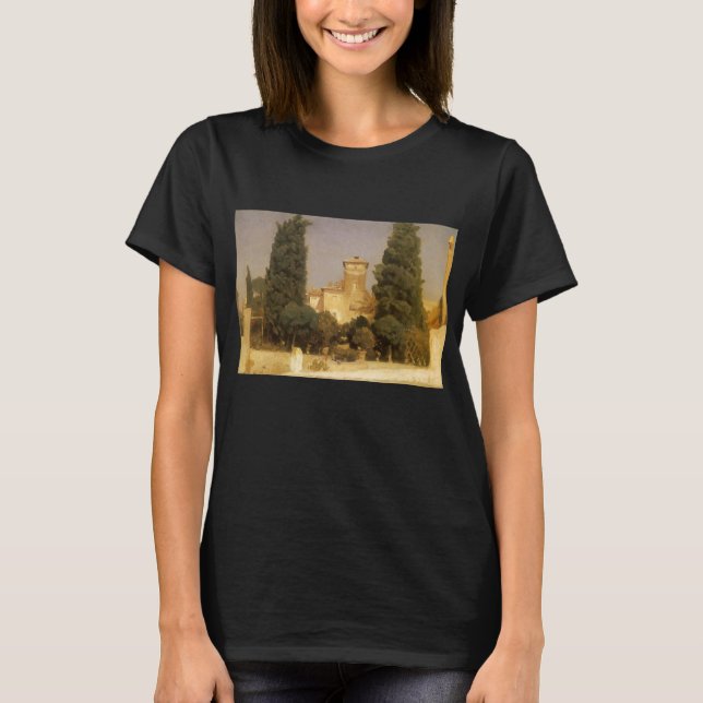 Camiseta Villa Malta, Roma por Lord Frederic Leighton (Frente)