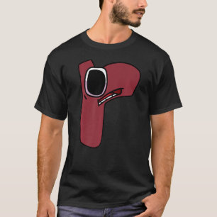 Camiseta Villain Animated Letra Minúscula r Boys Alphabet