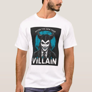 Camiseta Villain t-shirt  happy new year 